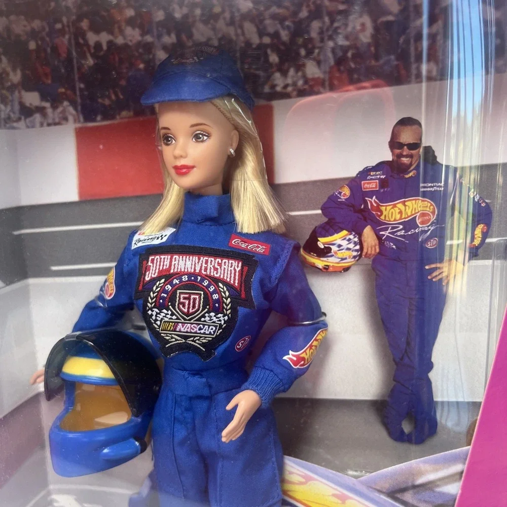 1998 NASCAR 50th Anniversary Barbie #20442 Collector Edition NRFB Mattel Vintage